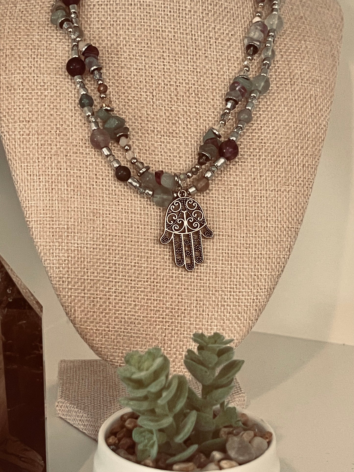 Hamsa Healing Necklace