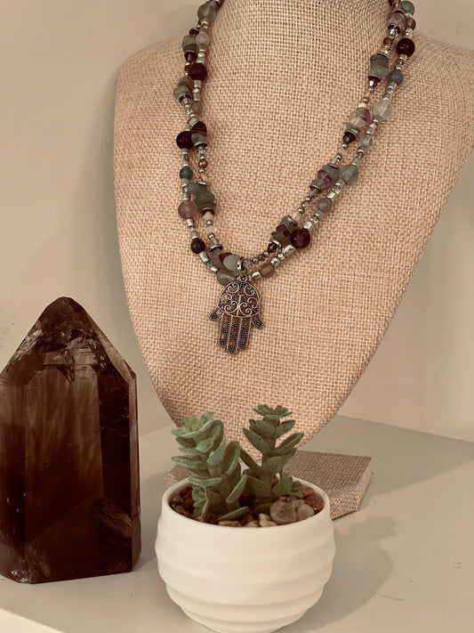 Hamsa Healing Necklace